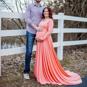 Amazon Off Shoulder Maternity Dress